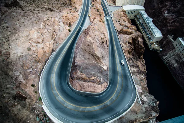 Zwerven Rond Hoover Dam Lake Mead Nevada Arizona — Stockfoto