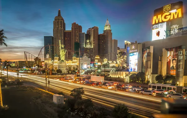 Panoramę Nowego Jorku Las Vegas Stanie Nevada — Zdjęcie stockowe