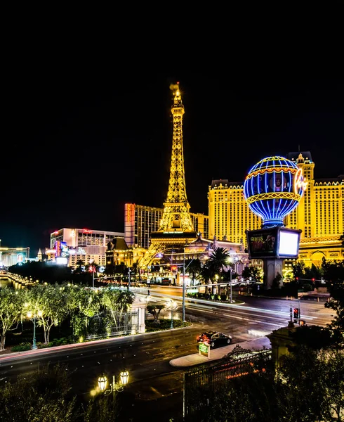 Vida Nocturna Horizonte Ciudad Las Vegas Nevada — Foto de Stock