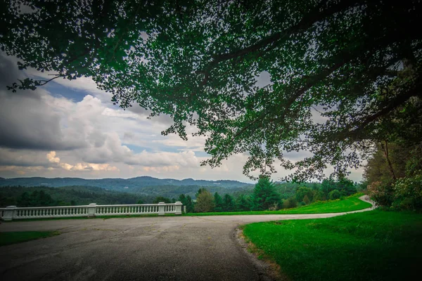 Musa Koni Manor Blue Ridge Parkway North Carolina Üzerinde — Stok fotoğraf