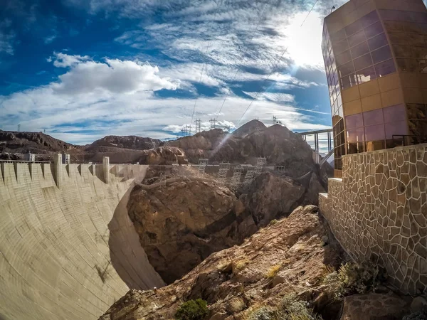 Hoover Dam Bij Lake Mead — Stockfoto