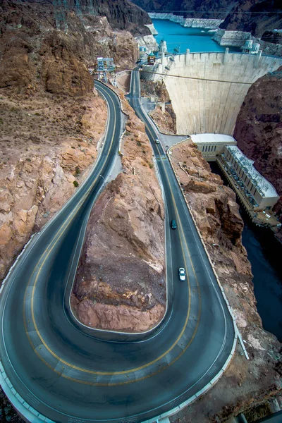 Zwerven Rond Hoover Dam Lake Mead Nevada Arizona — Stockfoto