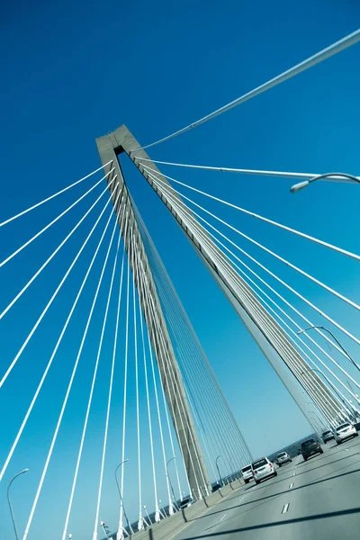 Ponte Arthur Ravenel, Charleston, Carolina do Sul... — Fotografia de Stock