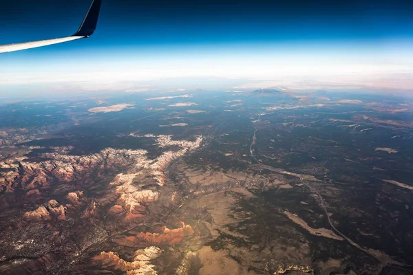 Lucht boven Grand Canyon Arizona — Stockfoto