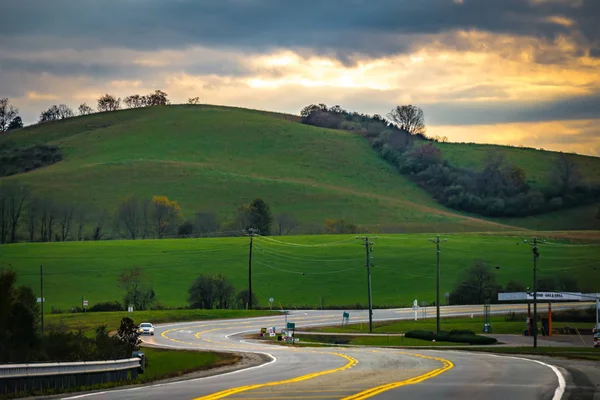 Pittoresk herfst landschap in West Virginia — Stockfoto