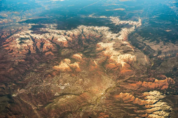 Aérea sobre Grand Canyon Arizona — Fotografia de Stock