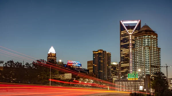 Early morning in charlotte nc — Stock Photo, Image