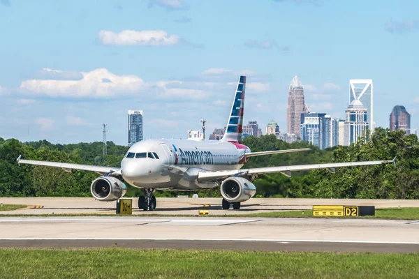 Scener från Charlotte North Carolina Airport — Stockfoto