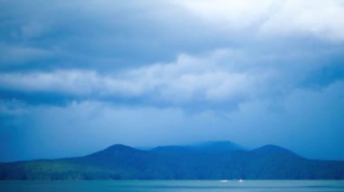 göl jocassee güney carolina üzerinde güzel doğa sahne