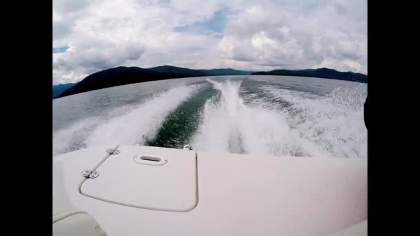 Bela Paisagem Natureza Lago Jocassee Carolina Sul — Vídeo de Stock