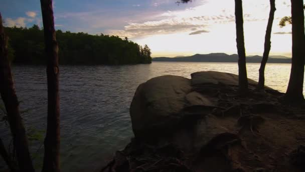 Hermoso Paisaje Natural Lago Jocassee Sur Carolina — Vídeo de stock