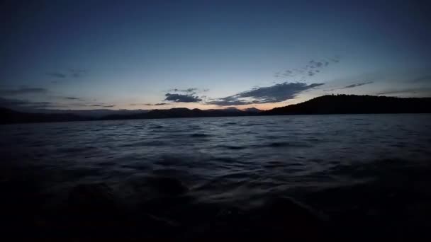 Bela Paisagem Natureza Lago Jocassee Carolina Sul — Vídeo de Stock