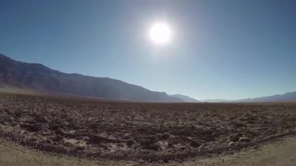 Death Valley Nemzeti Park Jelenetek Kaliforniában — Stock videók
