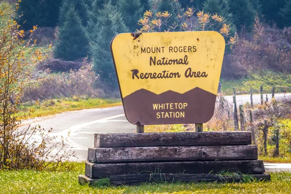 Señal de montaña en virginia — Foto de Stock