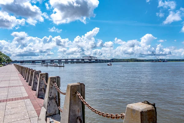 Beaufort Sul Carolina Baixa Beira Mar Dia Ensolarado — Fotografia de Stock