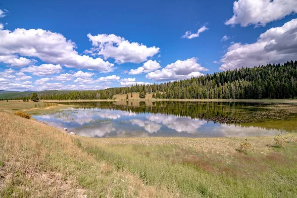 Diviser Lac Sur Route 191 Gallatine Dans Wyoming Entrée Ouest — Photo