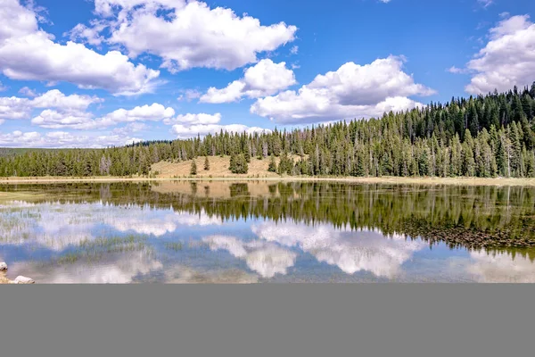 Dividere Lago Sulla Strada Gallatina 191 Wyoming All Ingresso Ovest — Foto Stock