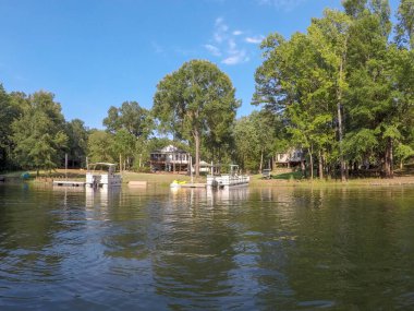Güney Carolina 'daki Wateree Gölü' nde güzel sahneler