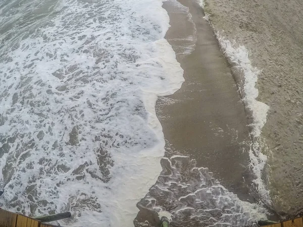 Kure Plaża Carolina Plaża Północnej Karolinie Pobliżu Fort Fisher — Zdjęcie stockowe