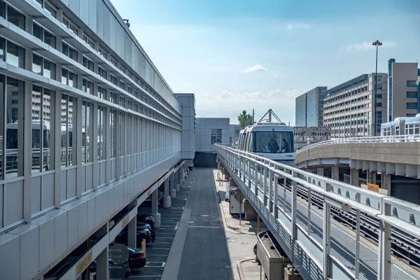 Monorail Shuttle Struktur Minneapolis Flygplats — Stockfoto