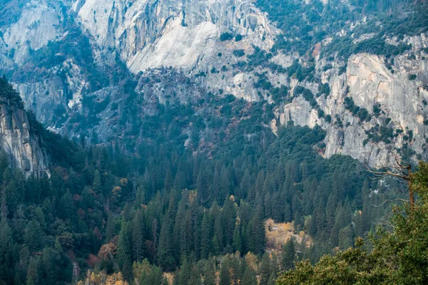 Yosemite Nationaal Park Landschap Vroege Ochtend — Stockfoto