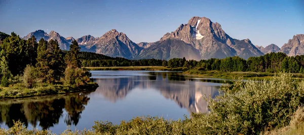 Grand Teton Nemzeti Park Reggel Wyoming — Stock Fotó