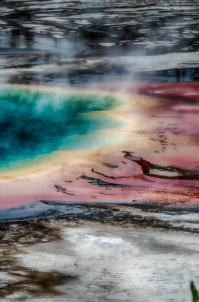 Gran Primavera Prismática Parque Nacional Yellowstone Wyoming — Foto de Stock