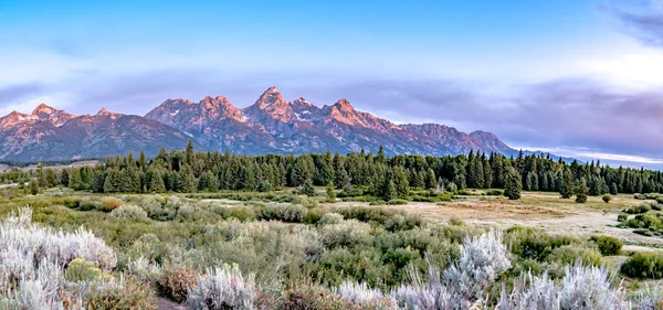 Grand Teton National Park Wyoming Temprano Mañana — Foto de Stock