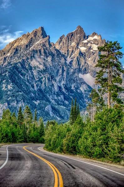 Grand Teton National Park Morning Wyoming — стоковое фото