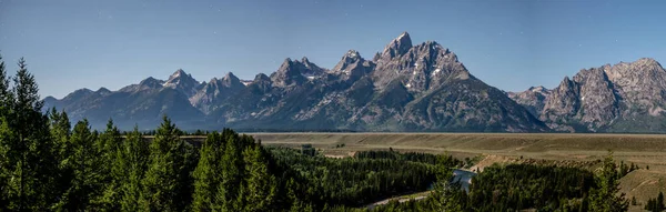 Grand Teton Nemzeti Park Reggel Wyoming — Stock Fotó