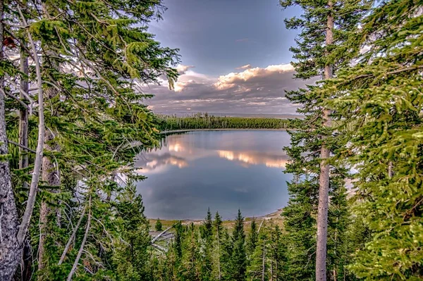 Lac Pierre Jaune Dans Parc National Pierre Jaune Dans Wyoming — Photo