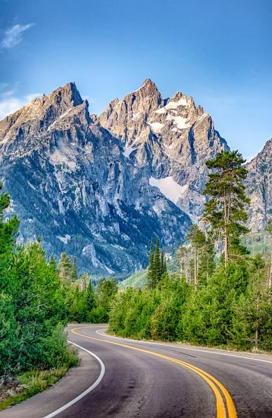 Grand Teton Nationalpark Wyoming Tidigt Morgonen — Stockfoto