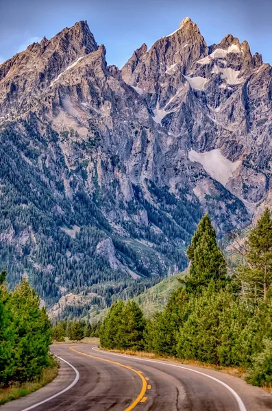 Grand Teton National Park Morning Wyoming — стоковое фото