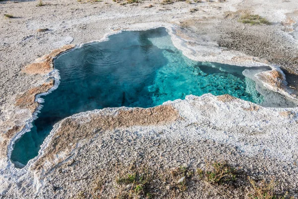 Velho Geyser Fiel Yeallowstone Parque Nacional — Fotografia de Stock