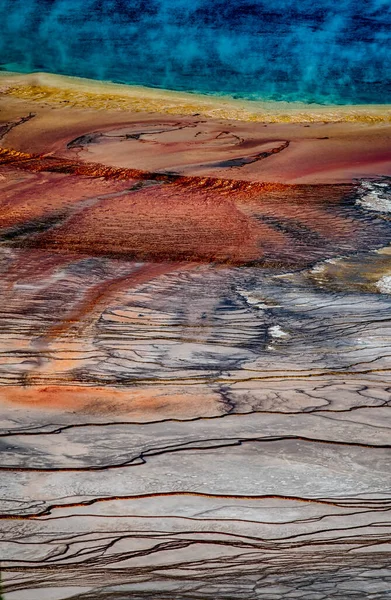 Grote Prismatische Lente Yellowstone National Park Wyoming — Stockfoto