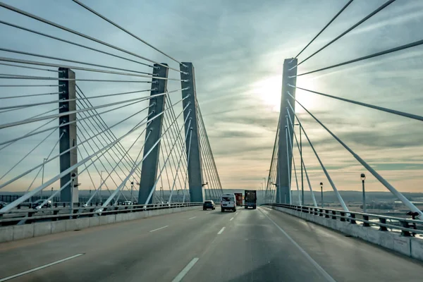 Мост Таппан Через Гудзон — стоковое фото