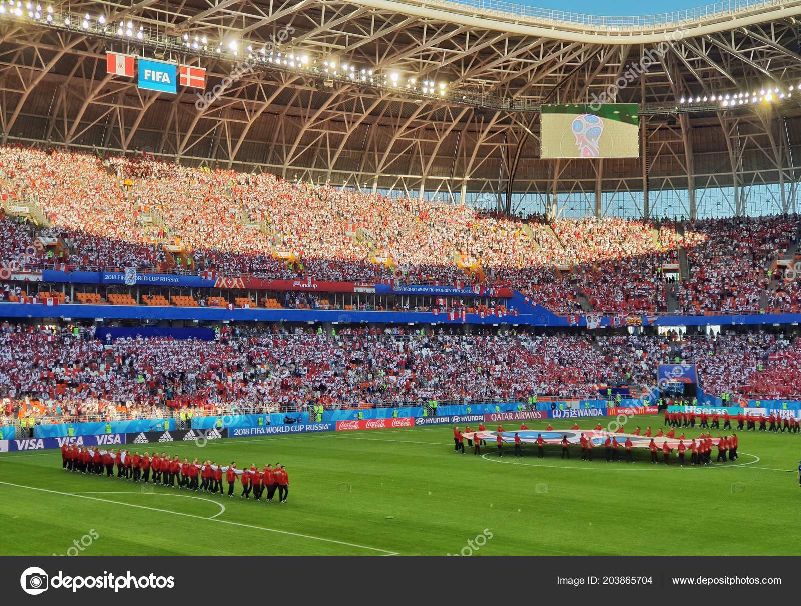 Fifa 2018 Match Denmark Peru Saransk Stadium Russia 2018
