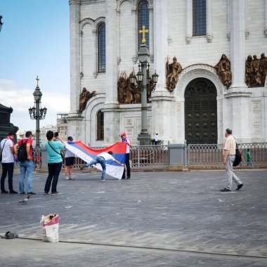 FIFA 2018 futbol taraftarları, Moskova, Russia.27.06.2018