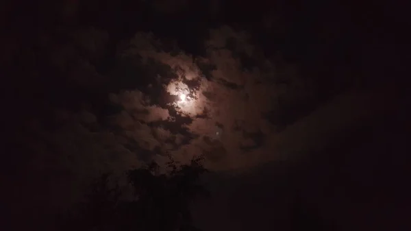 Gece gökyüzündeki ay