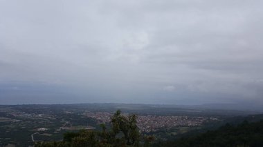 Yunanistan 'da dağlar manzarası