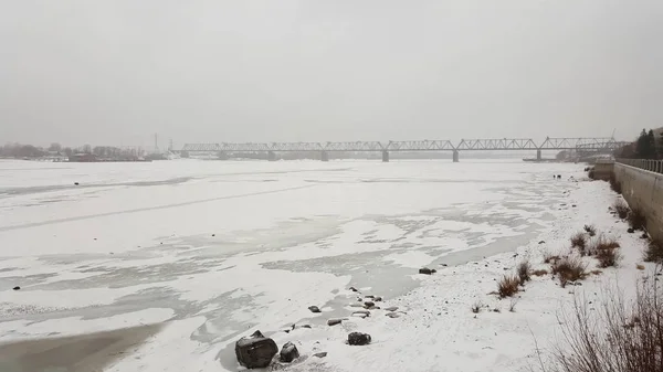 Winter Landscape Siberia — Stock Photo, Image