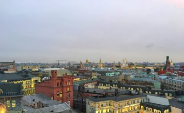 Moskova, Rusya'nın şehir manzaralı