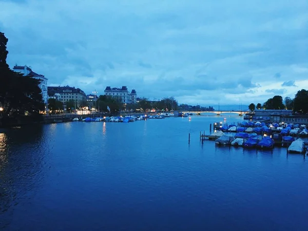 Uitzicht Stad Zürich Zwitserland — Stockfoto