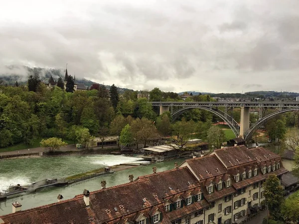 Utsikt Över Staden Bern Sitzerland — Stockfoto