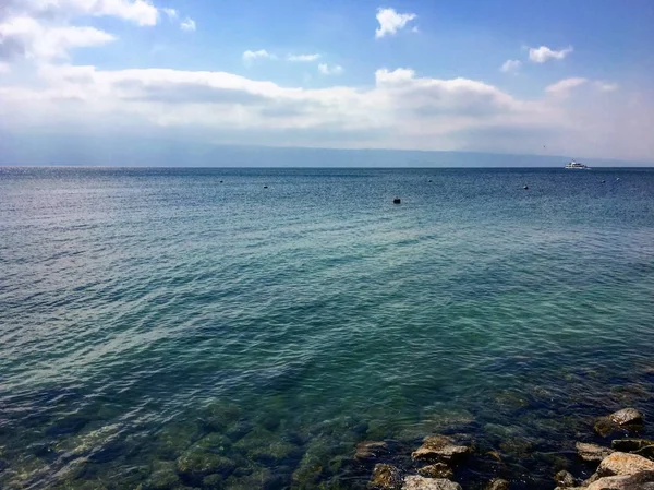 Vistas Lago Lausana Suiza — Foto de Stock