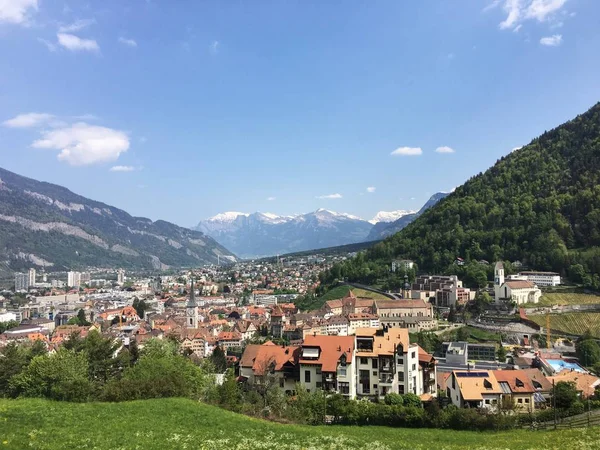 Şehir Manzaralı Vaduz, Liechtenstein