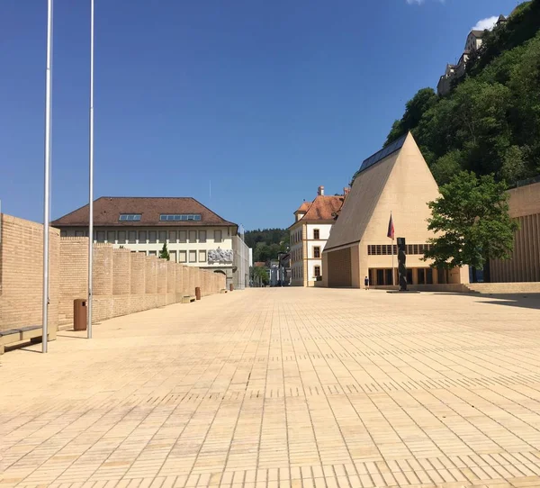 Stadsutsikt Lichtenstein — Stockfoto