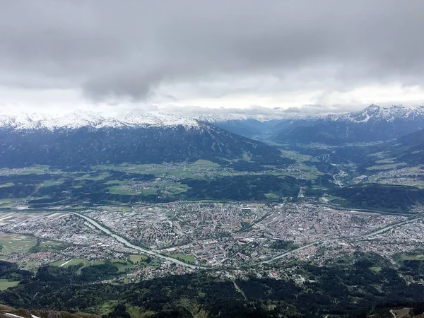 Vista Sulla Città Innsbruck — Foto Stock