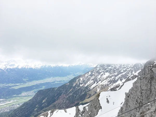 Alpi Austriache Vista Sulle Montagne — Foto Stock