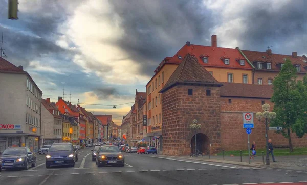 ドイツのニュルンベルクの街の景色 — ストック写真